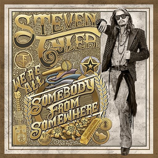 This CD cover image released by Dot Records shows "We're All Somebody From Somewhere," by Steven Tyler. 