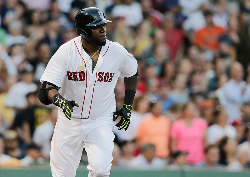 Boston Red Sox designated hitter David Ortiz during a baseball game at Fenway Park, Tuesday, July 19, 2016, in Boston. 