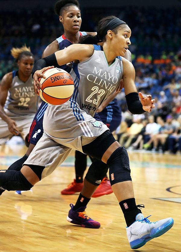 Maya Moore scored 13 points in Team USA's 84-62 win against France on Wednesday