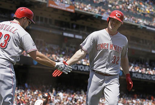 Jay Bruce goes 3-for-3 with two RBIs in his debut 