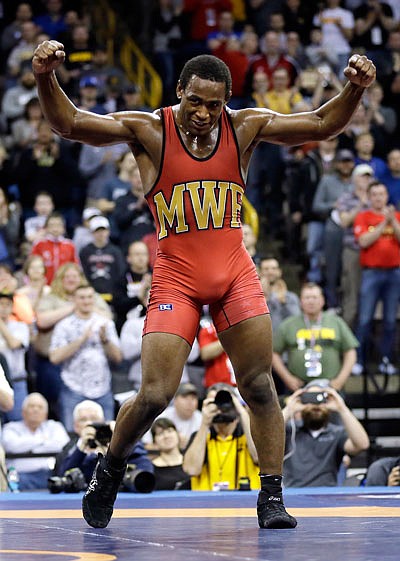 Missouri wrestler J'Den Cox says he won't be intimidated on the big stage at the Rio Olympics.