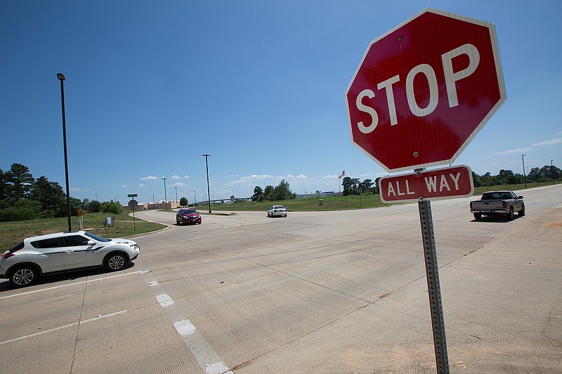 Circular thinking Gibson Lane and Pavilion Parkway intersection will