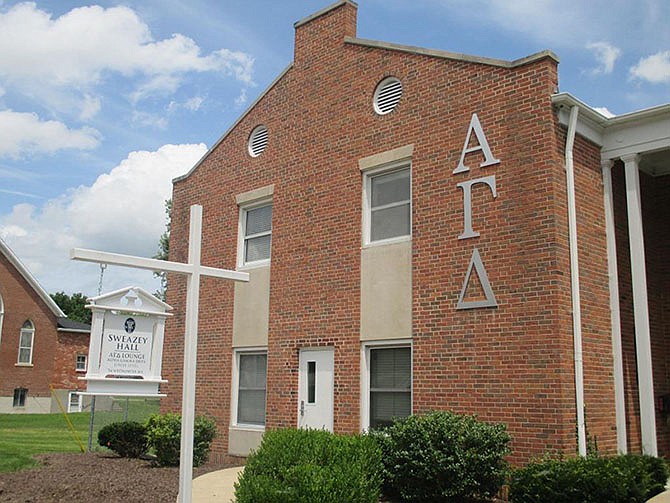 Members of Kappa Delta Chapter of Alpha Gamma Delta obtained their own floor in Sweazey Residence Hall last year.