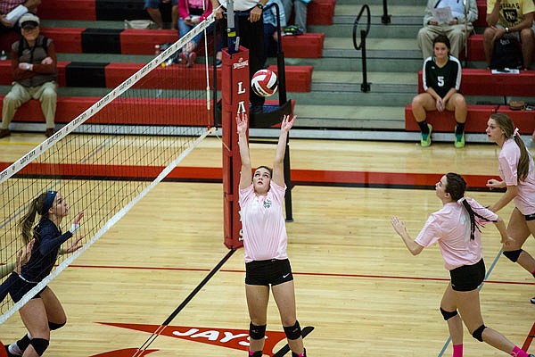 Lady Jays senior Bailey Diehl is one of two setters the Jefferson City volleyball team plans to use this season.
