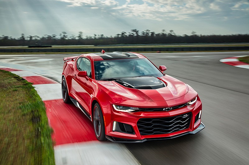 The ZL1 features a supercharged LT4 6.2L V-8 Small Block engine, with intake and exhaust systems tailored for Camaro. It is rated at an estimated 640 horsepower (477 kW) and 640 lb-ft of torque (868 Nm), backed by a standard six-speed manual transmission or all-new, available paddle-shift 10-speed automatic. The 10-speed automatic has 7.39 overall ratio for smaller steps between gears. It enables the LT4 engine to remain at optimal rpm levels during acceleration, particularly when exiting corners, for quicker laps and lightning-quick responses on both up- and down-shifts.