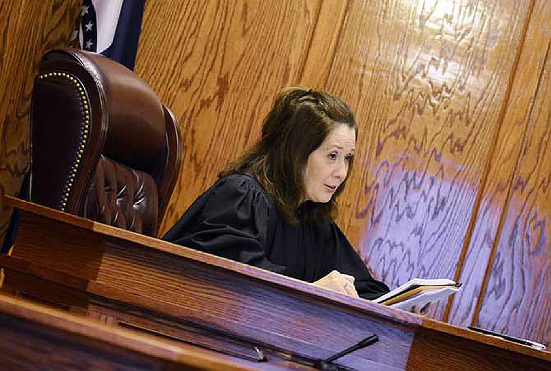 This Nov. 23, 2013 file photo shows Judge Pat Joyce presiding in Cole County Circuit Court.