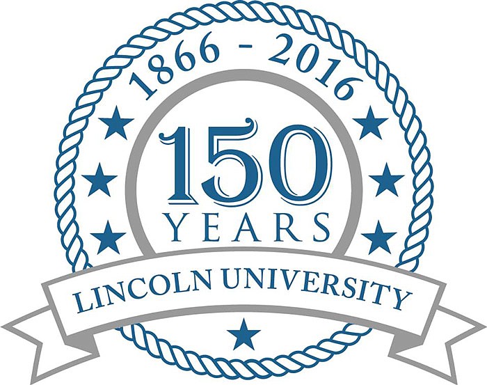 Lincoln University 150th anniversary logo