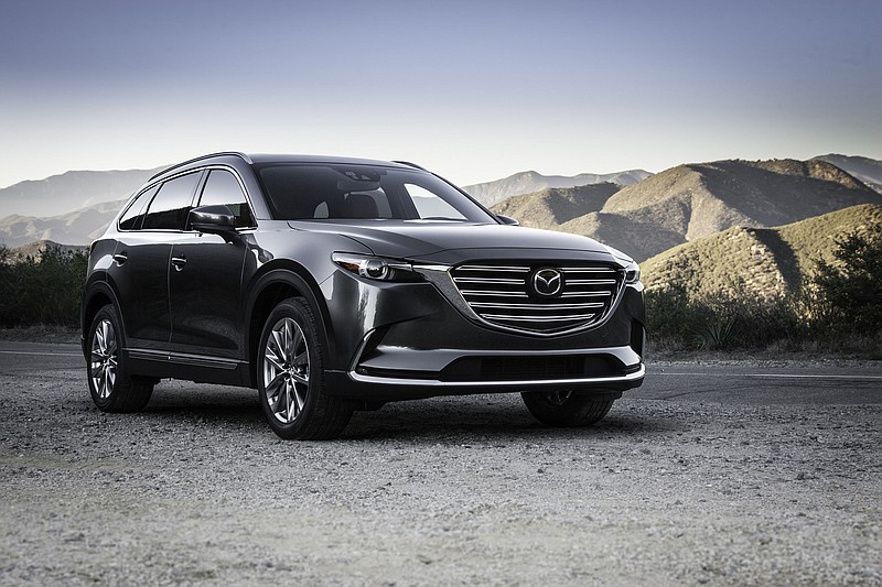 A promotional photo of the 2016 Mazda CX-9. 