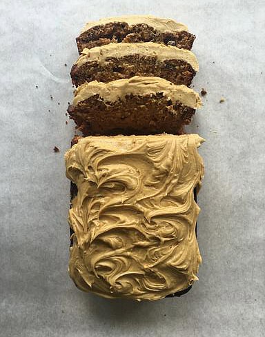 This Sept. 2, 2016 photo shows a date cake with coffee frosting in London. This dish is from a recipe by Meera Sodha. (Meera Sodha via AP)