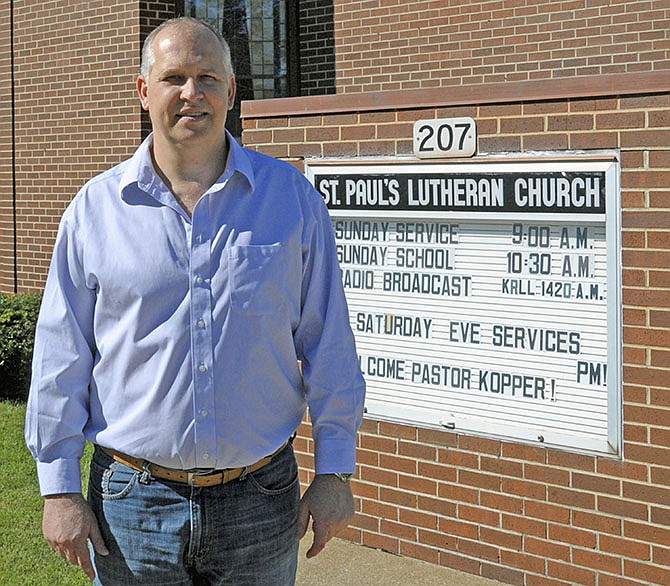 Pastor Evandro Kopper is from Brazil and will serve 18 months at St. Paul's Lutheran Church.