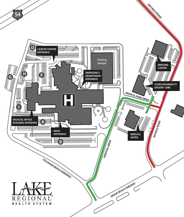 Nichols Road closed from Osage Beach Pky. to U.S. 54 while roadwork