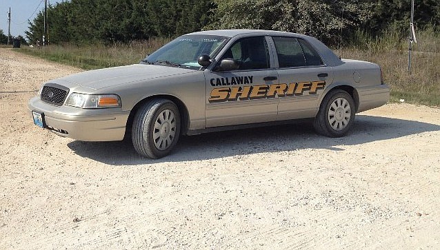 A Callaway County Sheriff's Department patrol car is parked on a county road in this Aug. 28, 2014 file photo.