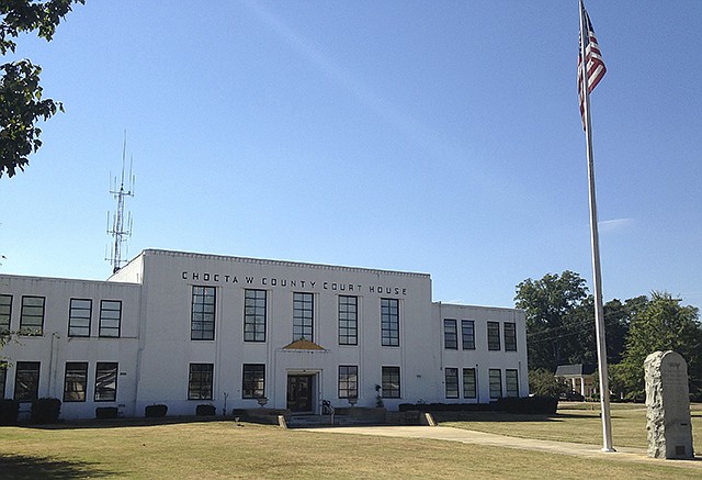 The Choctaw County courthouse in Ackerman, Mississippi, is shown Oct. 4. Pulled over for traffic violations, Jessica Jauch was held for 96 days in a Mississippi jail in 2012 on a felony drug charge, without seeing a judge, getting a lawyer or having a chance to make bail, even though a police video showed she committed no crime. When Jauch sued, alleging violations of her rights, a federal judge dismissed her case against the county and a sheriff, ruling none of her constitutional and legal rights were violated.