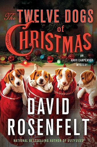 This book cover image released by Minotaur shows "The Twelve Dogs of Christmas," by David Rosenfelt. 