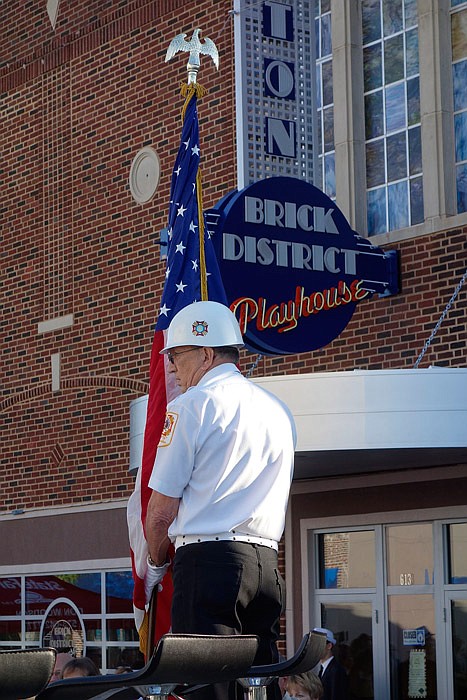 A July 4th weekend event is seen in front of the Brick District Playhouse Theatre in 2015. (Fulton Sun file photo)