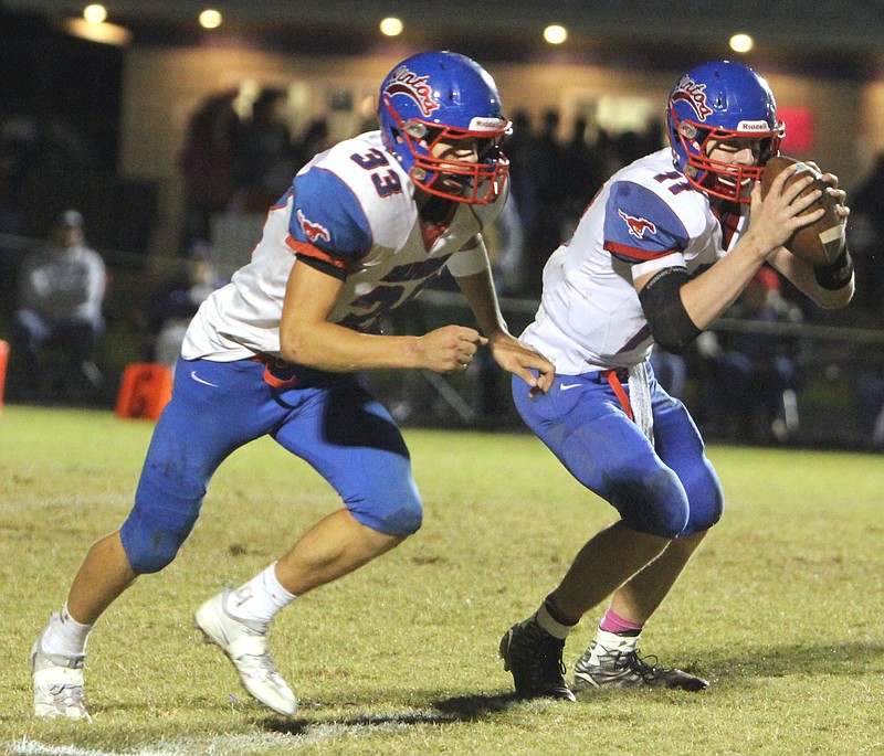 Despite a tough season for California football, the Pintos will be glad to have Cory Friedmeyer (33) and Jacob Wolken (11) back in the fold next year. 