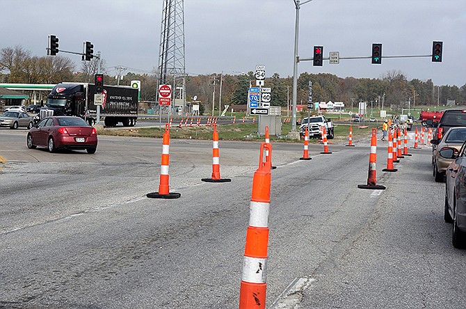 Road construction in Kingdom City will cause lengthy delays for the first two weeks of November.