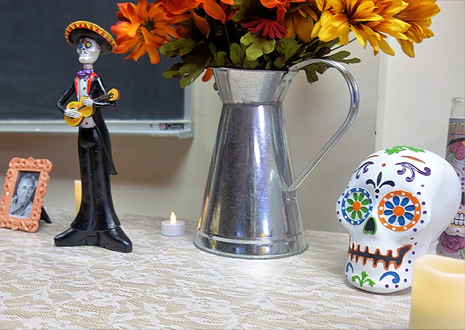 An ofrenda, an altar to commemorate the dead, was part of a presentation Wednesday at William Woods University honoring the Day of the Dead.