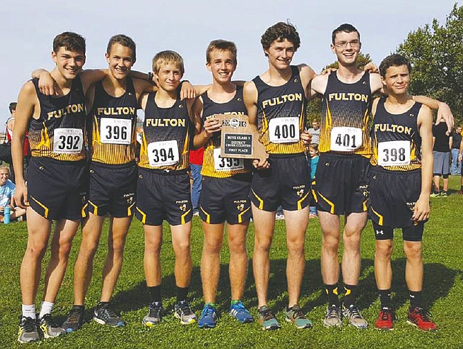 The Fulton Hornets cross country team will try to parlay its District 5 title Saturday, Oct. 29, 2016 in Moberly into a top finish in Class 3 at the state championships Saturday, Nov. 5 at Oak Hills Golf Center in Jefferson City.
