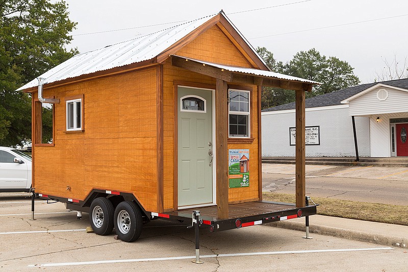 Shown is the Tiny House being raffled by CASA. Tickets are $20 and only 1,000 will be sold. The winner will be announced Dec. 1.