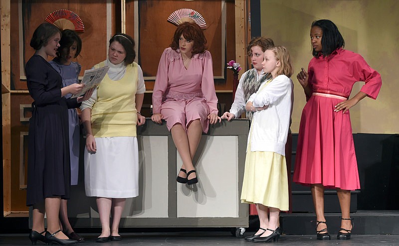 The ensemble from "Thoroughly Modern Millie" performs Nov. 14, 2016, during a dress rehearsal at the Miller Performing Arts Center. Members of Jefferson City High School's theater are putting on the production.