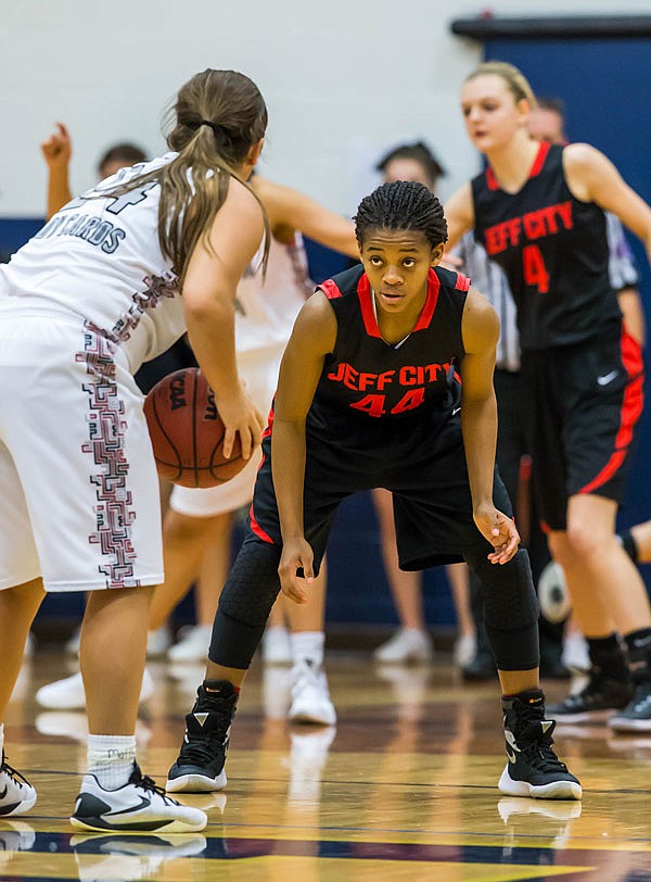 Jefferson City sophomore Caitlin Anderson is one of two starters returning to the Lady Jays' lineup this season.