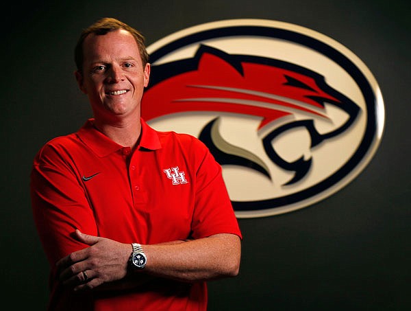 Houston offensive coordinator Major Applewhite was hired to replace Tom Herman as head coach at Houston on Friday.