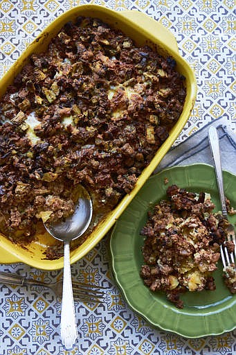 This moussaka can easily be made a day ahead and then assembled right before baking.