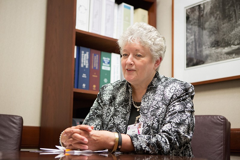Texarkana, Ark., Ward 6 Director Sue Johnson talks about her 21 years as a city leader during a recent interview.