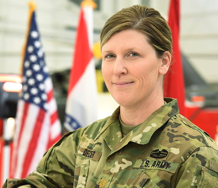 Maj. Lindsey Decker assumed command of the 7th WMD-Civil Support Team last month.