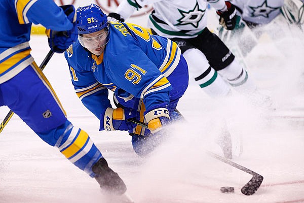 Vladimir Tarasenko was the lone Blues player selected to the NHL All-Star roster.