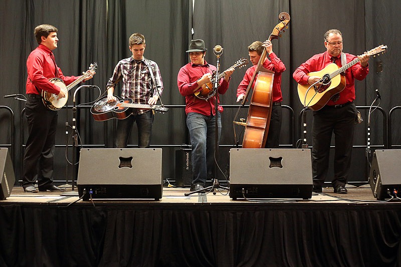 Bull Harman and Bull's Eye plays Saturday at the Capitol Plaza Hotel and Convention Center in Jefferson City during the 43rd annual Bluegrass Music Awards and 34th Midwest Convention.