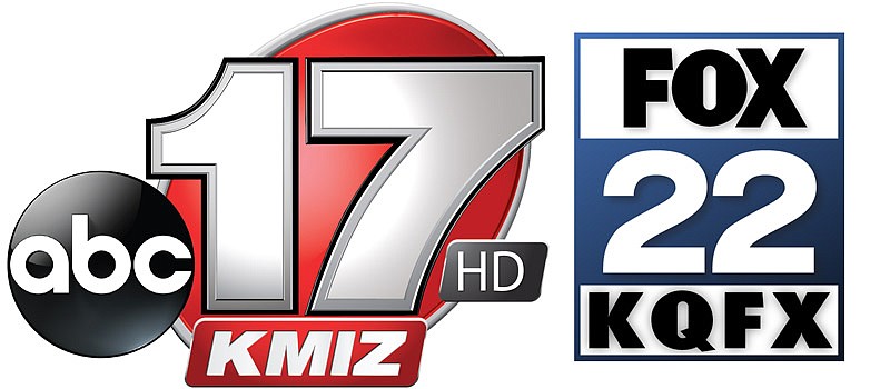 KMIZ and KQFX logos