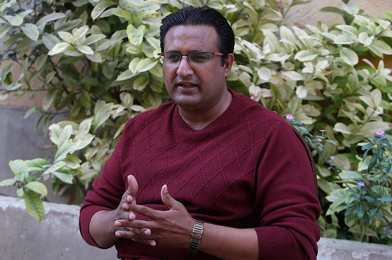 Ahmer Abassi talks to the Associated Press in Karachi, Pakistan, Thursday, Jan. 12, 2017. The Supreme Court on Wednesday is hearing an appeal from former Attorney General John Ashcroft, former FBI Director Robert Mueller and other former U.S. officials who want to shut down a lawsuit filed by human rights lawyers. The legal case is on behalf of Muslim men who were detained at a federal jail in Brooklyn after the Sept. 11 attacks. 