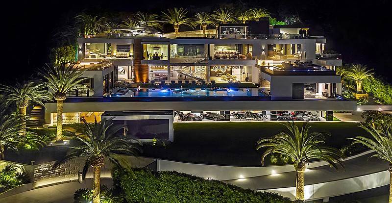 The 38,000-square-foot spec house in Bel-Air took four years and 250 workers to build. A $30-million car collection, custom furnishings and a range of amenities are included in the $250-million price tag. 
