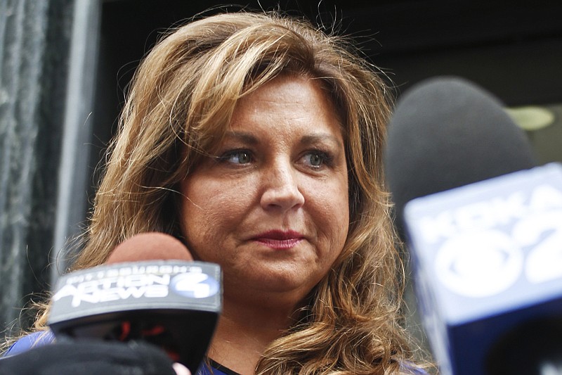 "Dance Moms" star Abby Lee Miller leaves federal court on June 27, 2016, after pleading guilty in Pittsburgh to bankruptcy fraud.