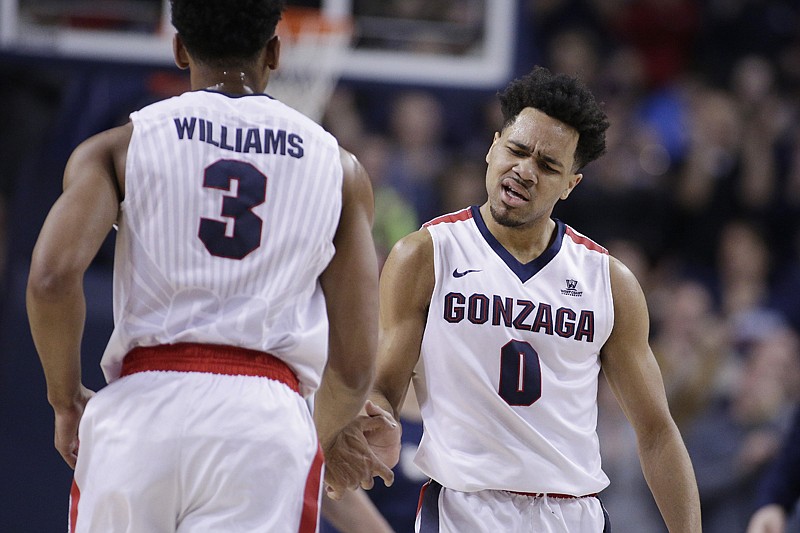 Gonzaga (19-0), the last unbeaten team in Division I, got two first-place votes and moved up to No. 3.
