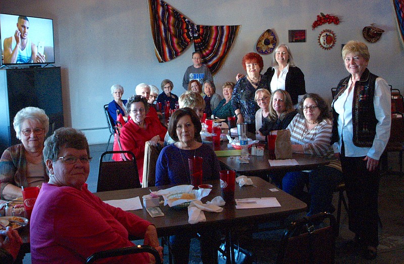 The Glo-Girls are, from left, Connie Draper, Nancy Belford, Iva Roundtree, Merle Duncan, Martha Prator, Freda Powell, Jerry Johnson, Mary Nell Tyson, Kathy Peacock, Kay Stephens, Jean McLeod, Nong Dollar, Jencie Dollar, Charlotte Evans, Marjorie Gholson, Olice Davis, Carolyn Addington, Tracie Jones and Meredith Dunton.