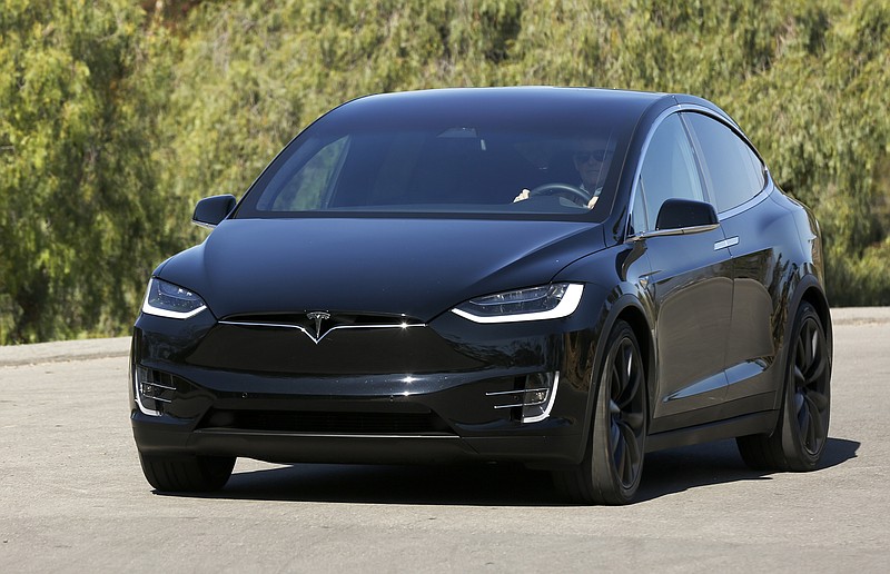 The Tesla Model X, P100D is an all-electric, all wheel drive, sport utility vehicle that can can go zero-to-60 mph in 2.9 seconds with a 290-mile range. 