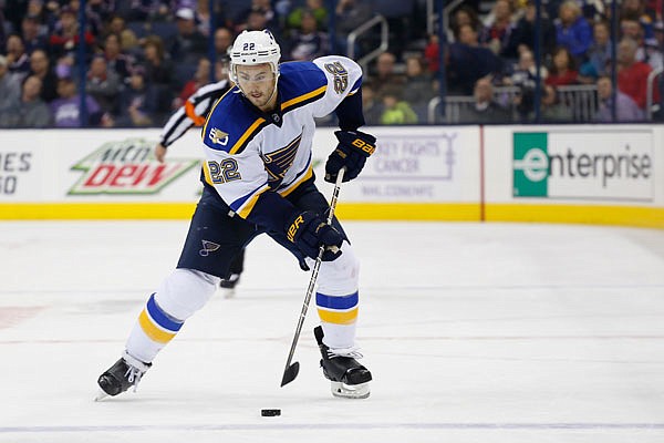 The Blues traded defenseman Kevin Shattenkirk to the Capitals on Monday.