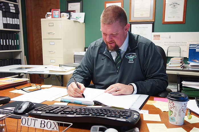 North Callaway R-1 Superintendent Bryan Thomsen goes over research he compiled about the effects of four-day school weeks. In the end, he found in addition to offering advantages in teacher recruitment and budget savings, the shortened weeks didn't impact student performance.