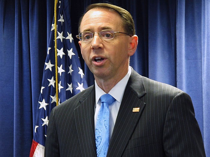 Some Democrats worry the appointment of a Jeff Sessions subordinate to oversee any federal investigation into Russian interference in the 2016 presidential election won't be a clean enough break from the embattled attorney general. Maryland U.S. Attorney Rod Rosenstein faces his confirmation hearing next week for the role of deputy attorney general.