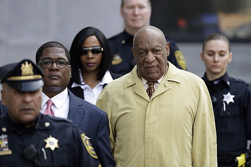 In this Monday, Feb. 27, 2017, file photo, Bill Cosby departs after a pretrial hearing in his sexual assault case at the Montgomery County Courthouse in Norristown, Pa. 