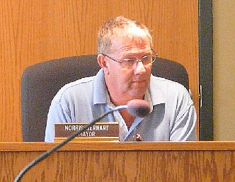 California Mayor Norris Gerhart is shown in this September 2014 file photo.