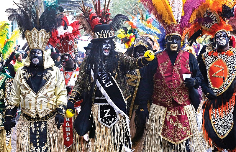 mardi gras painted coconuts