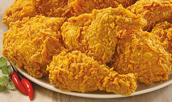 Popeyes Louisiana Kitchen's website displays its chicken and proclaims: "Whether spicy or mild, our BONAFIDE Chicken is marinated for at least 12 hours, then hand-battered, hand-breaded and bursting with bold Louisiana flavor."