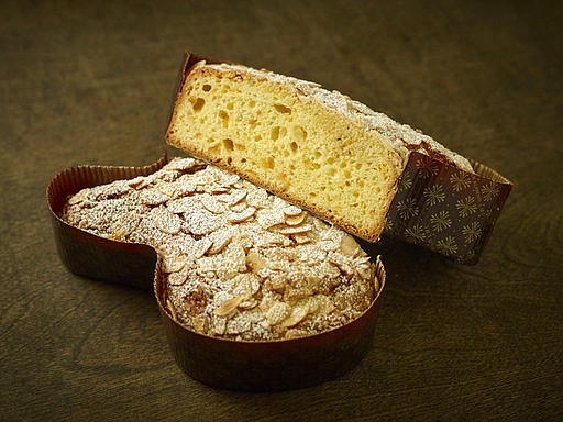 This dish of Colomba di Pasqua, a traditional Italian Easter bread, is from a recipe by the Culinary Institute of America.