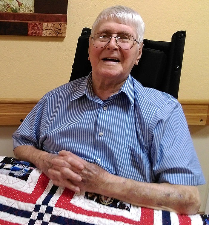 Wally Evanson served through on the Pacific on a troop transport in World War II.