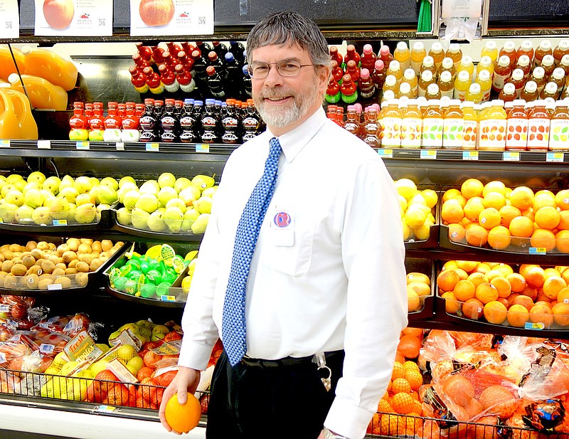 Jay Hickman is C&R Market's new manager. He's glad to be working in Fulton once more after years of hour-long commutes.