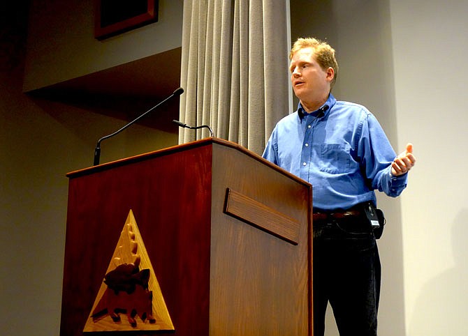 Brian Ettling, a long-time seasonal ranger with the National Park Service, gave many examples of how climate change is harming national parks during his Wednesday talk at Runge Nature Center in Jefferson City.